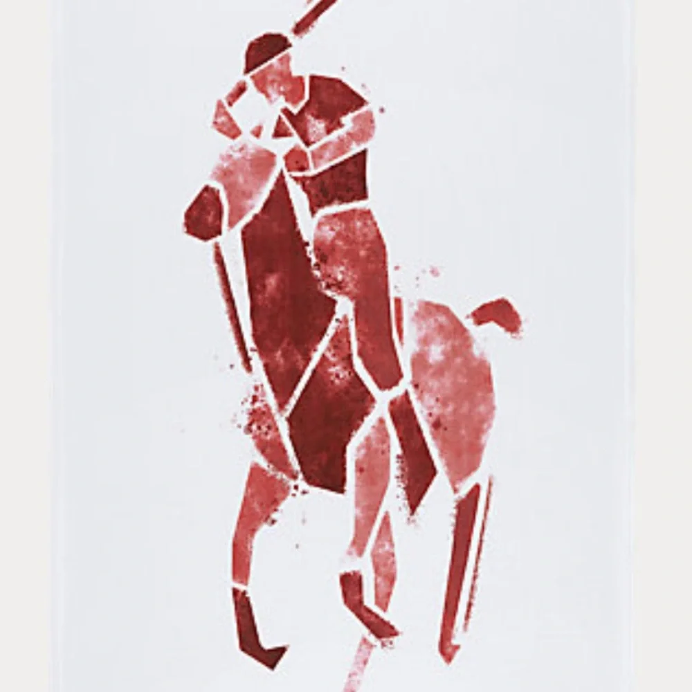 Ralph Lauren Abstract Pony Beach Towel